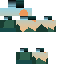 Landscape image converted to a 64x64 Minecraft skin